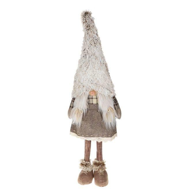 Фигурка новогодняя мягкая Flora Гном Девочка 83 см (13118)