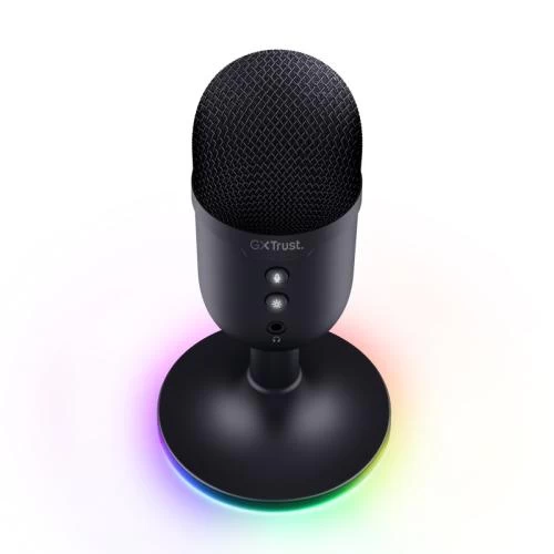 Микрофон Trust GXT 234 Yunix 3,5 мм/USB RGB подсветка 1,8 м Black (MCT-25372_TRUST)