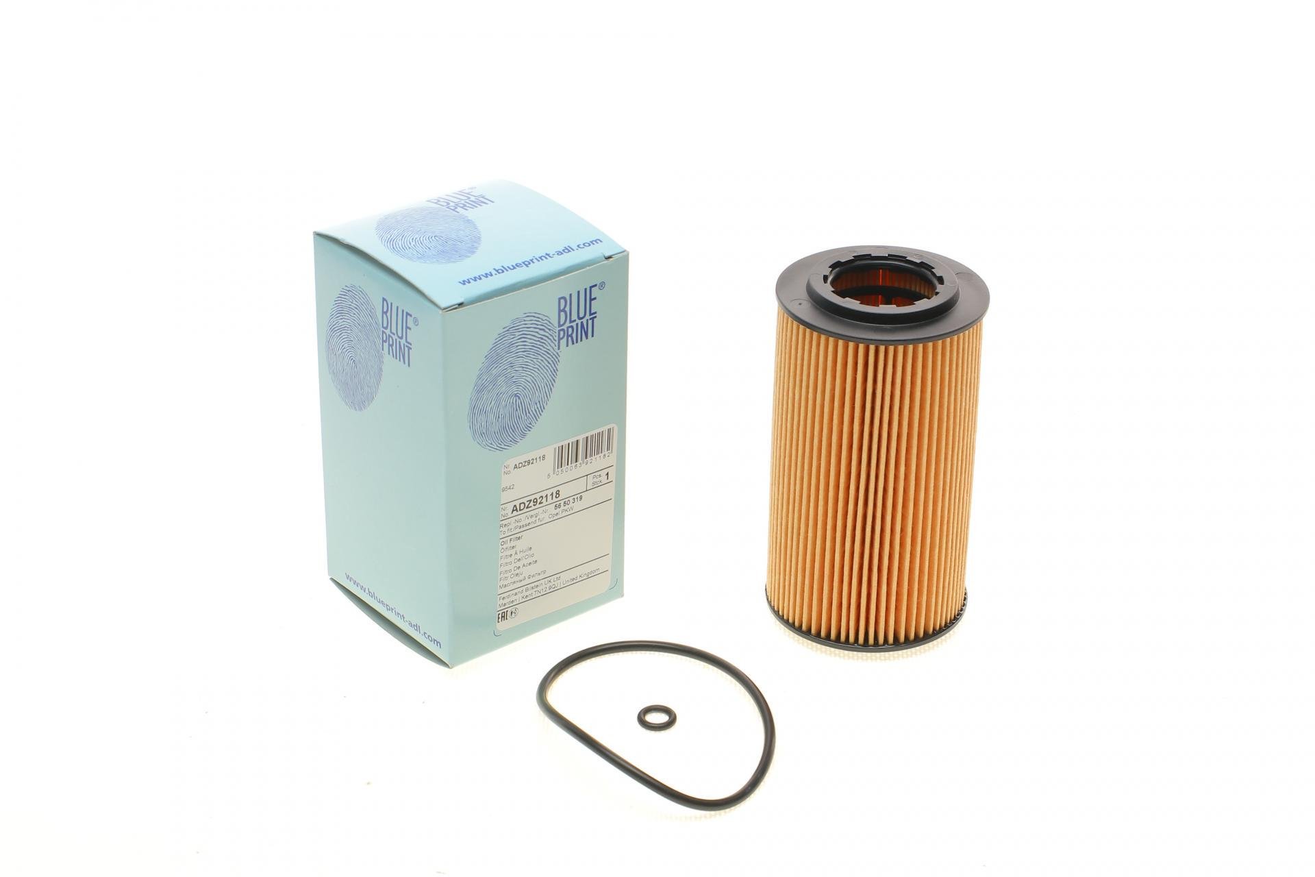 Фильтр масляный BLUE PRINT для Opel Omega B/Vectra B/Astra G 2,0/2,2DTI 96-15 (ADZ92118)
