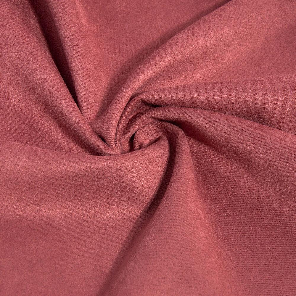 Ткань трикотаж Замша Порту Темный фрез (19145)