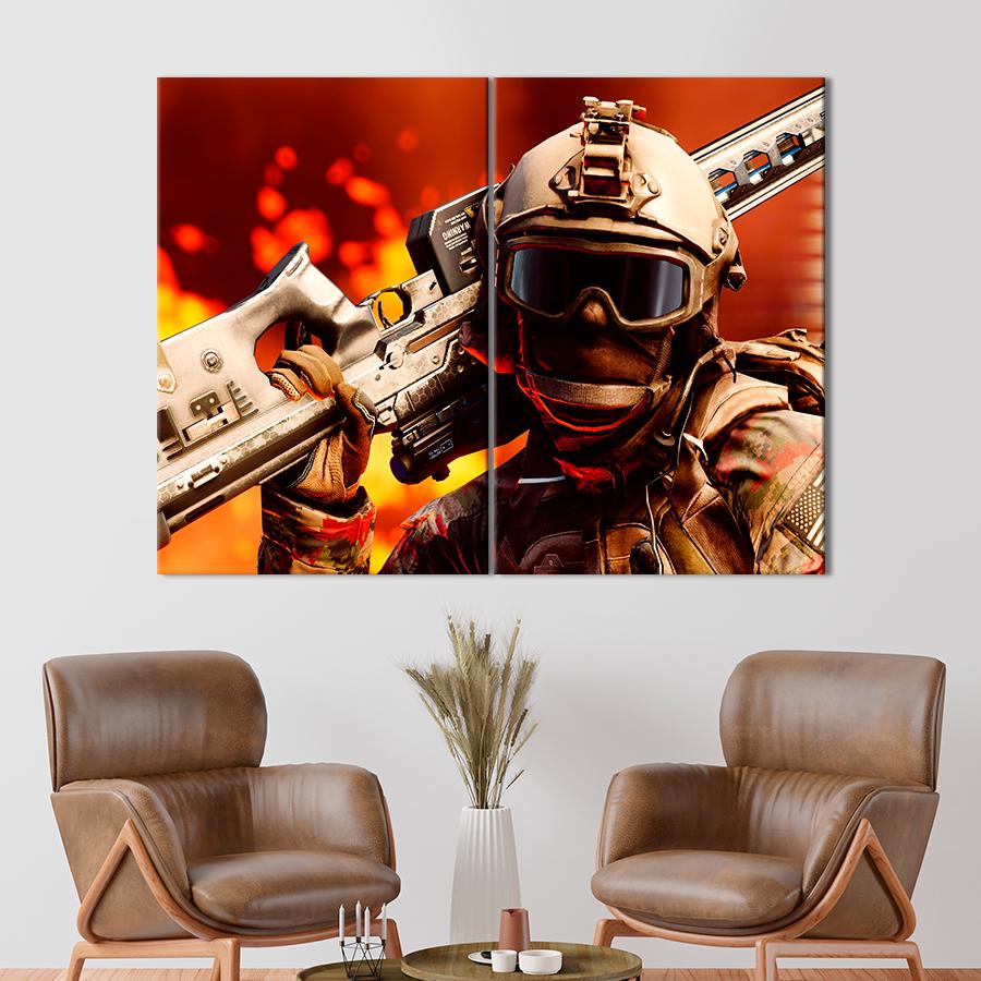 Настенний декор Герой игры Standoff 2 71x51 см (A160-2)