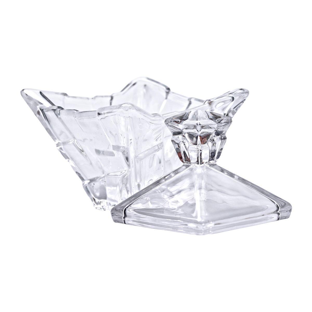 Цукорниця з кришкою квадратна скляна 10х10х12 см (HP-4-118) - фото 4 Цукорниця з кришкою квадратна скляна 10х10х12 см (HP-4-118) - фото 4