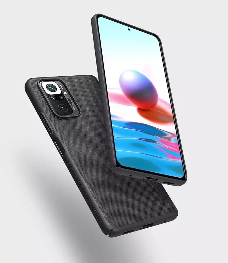 Чохол бампер Nillkin Super Frosted Shield для Xiaomi Redmi Note 10 Pro / 10 Pro Max Black