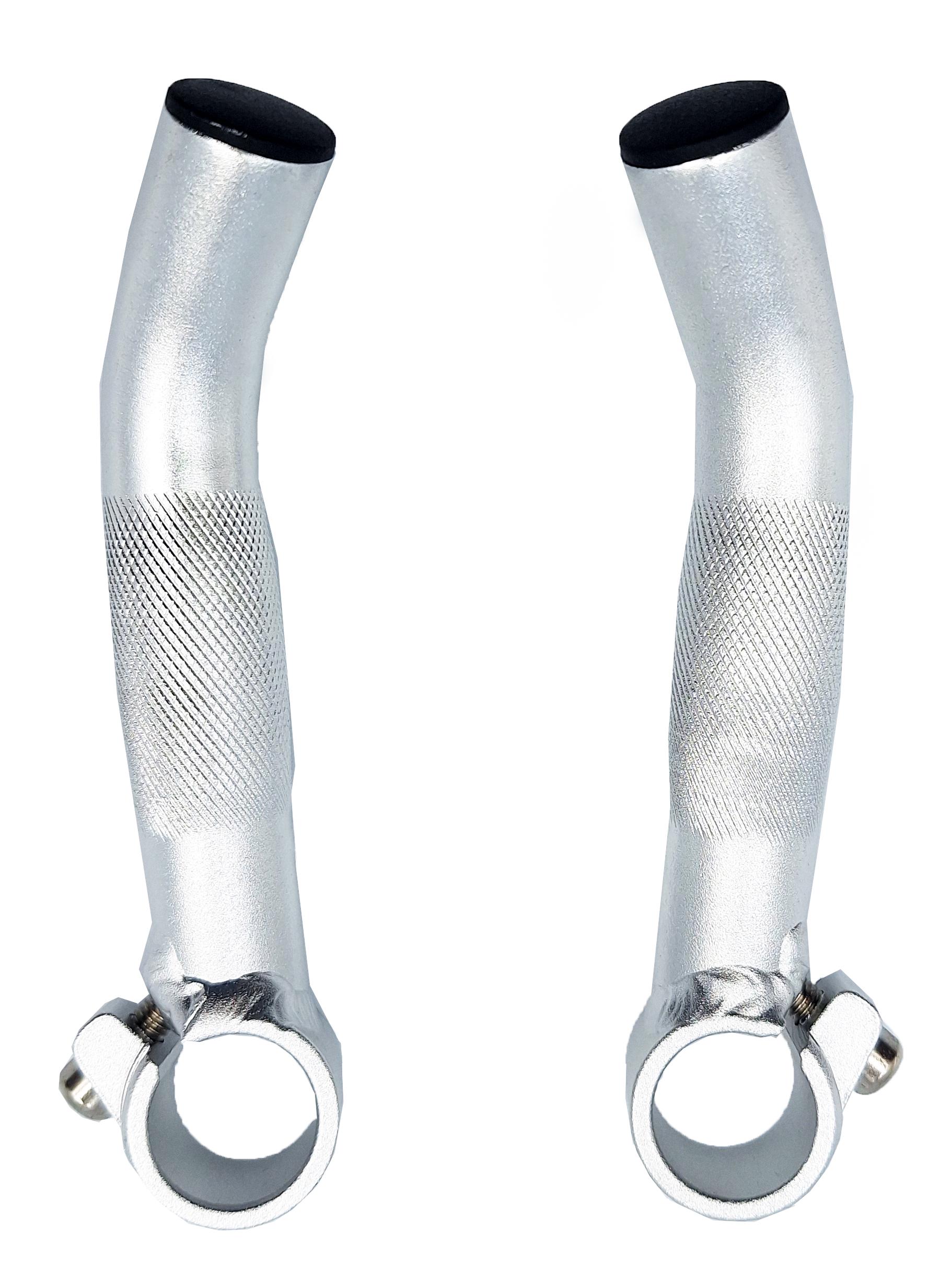 Рожки Spencer KIE005 алюминиевые 155x40 мм эргономичная длина 162 мм проекция 140 мм Серебристый (G0000279)