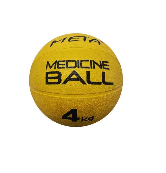 Медбол Meta Colour Medicine Ball 4 кг 23 см Жовтий (3000400100)