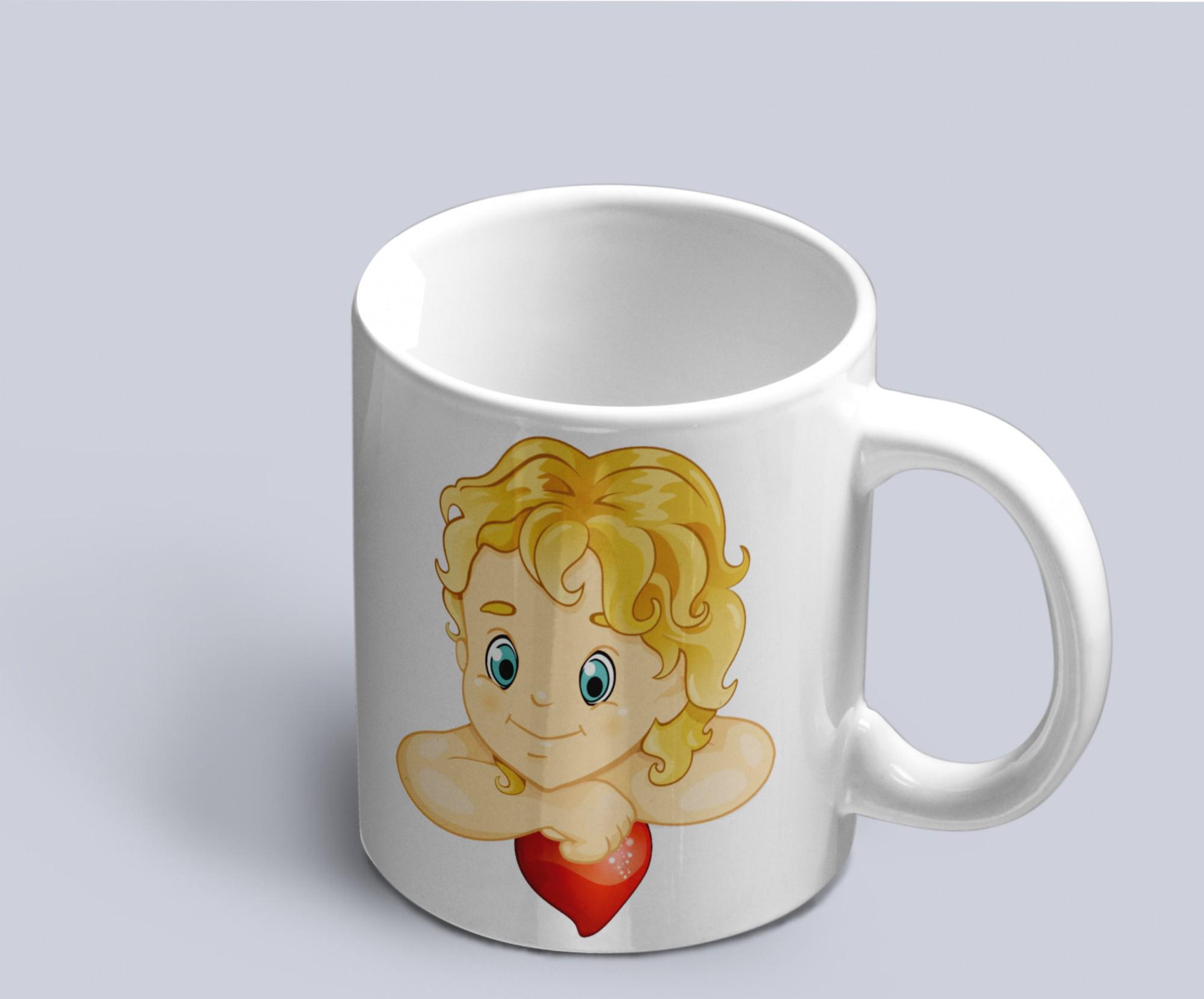 Чашка с принтом Маленький Святой Валентин (02010115028)
