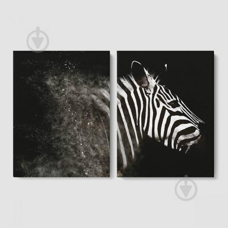 Модульная картина из двух частей Zebra Spirit Malevich Store 153x100 см (MK21225)