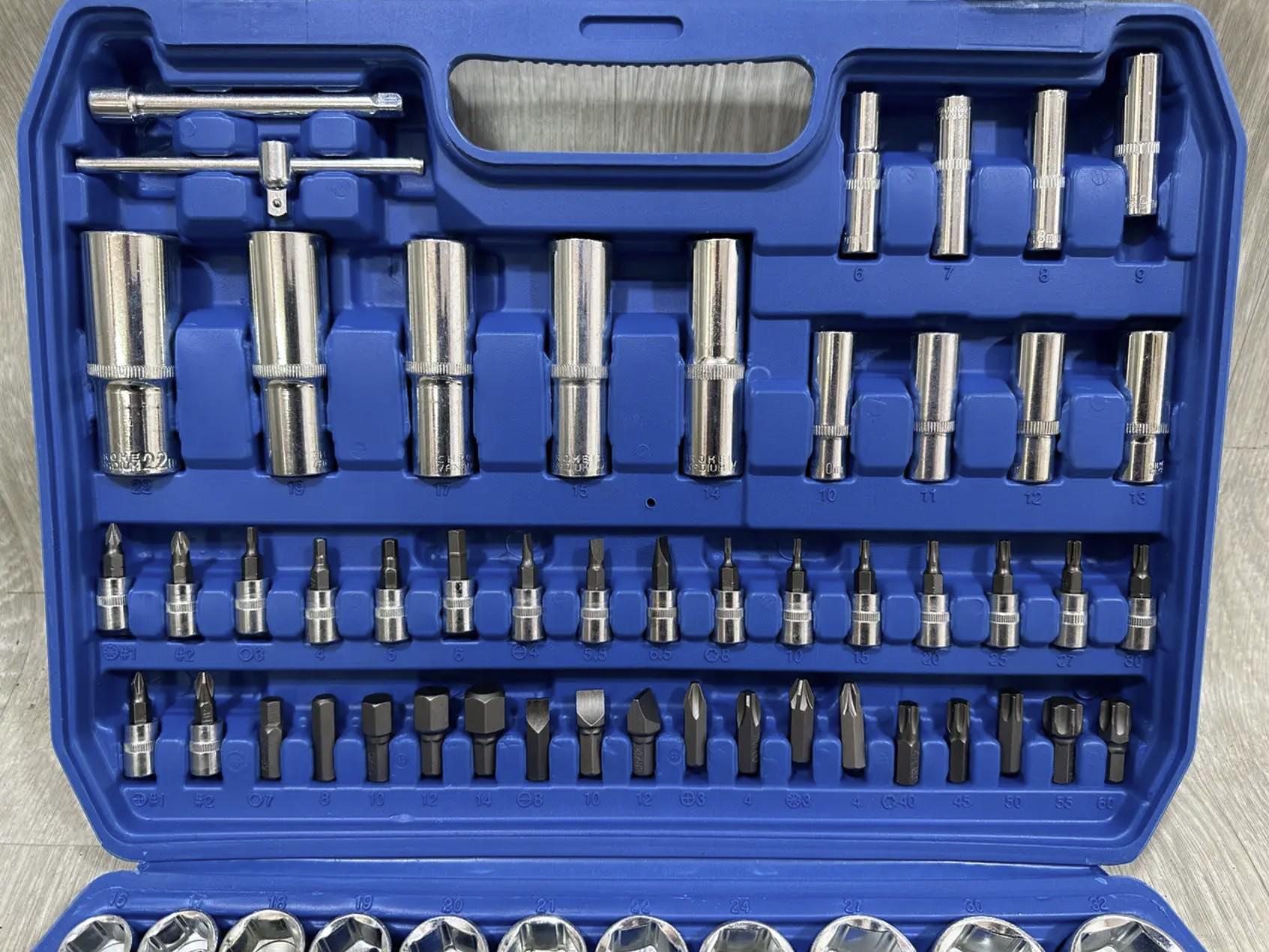 Набор инструментов WerkMaster WM-108 108 пр. в кейсе Серебристый (5454) - фото 5 Набор инструментов WerkMaster WM-108 108 пр. в кейсе Серебристый (5454) - фото 5