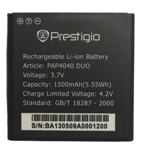 Акумуляторна батарея Prestigio PAP4040 1500 mAh (000021642)