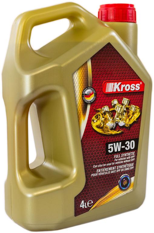 Мастило Kross Full Synthetic DPF/API SN-CF 5w30 4 л (000040225) - фото 3