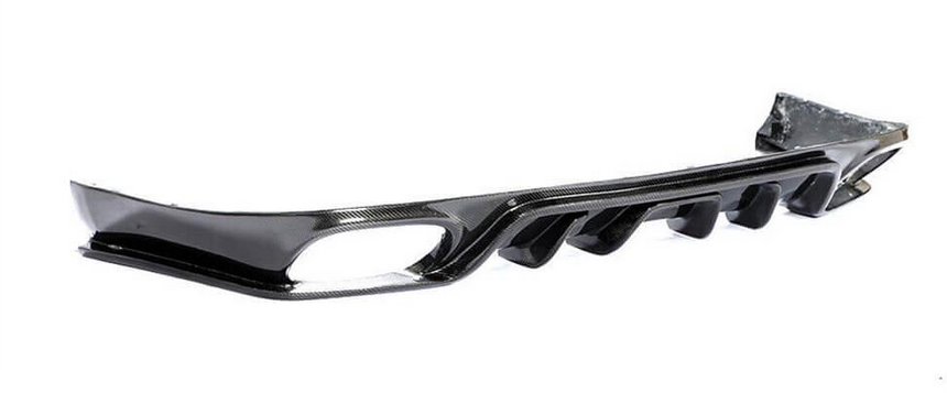Диффузор заднего бампера DDCarbon 2009-2013 для Porsche Panamera 2009-2016 гг. натуральный карбон (153133)
