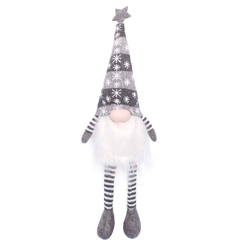 Игрушка новогодняя Lesko Гном N2 с LED-подсветкой 20 см Gray (31160316) Игрушка новогодняя Lesko Гном N2 с LED-подсветкой 20 см Gray (31160316)