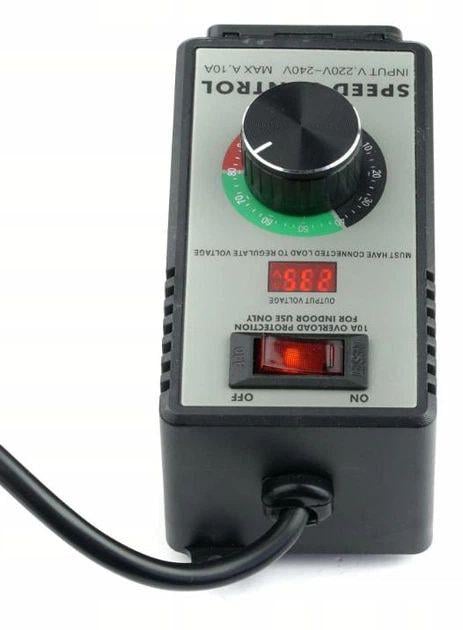 Регулятор потужності та напруги Speed Controller 220–240V 10A з цифровим дисплеєм (33228279) - фото 3