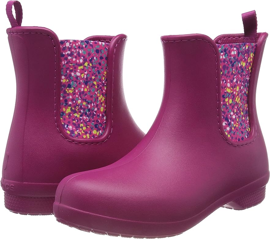 Чоботи жіночі гумові Crocs Women’s Freesail Chelsea Boot Berry\Dots р. 40-41 Рожевий (12214) Чоботи жіночі гумові Crocs Women’s Freesail Chelsea Boot Berry\Dots р. 40-41 Рожевий (12214)