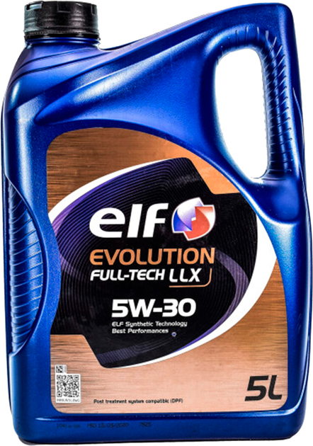 Моторное масло Elf Evolution Full-Tech llX C3 SP 5W-30 5 л (213920)