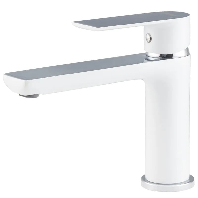 Змішувач для умивальника Haiba Alex 001 LONG White/Chrome (HB9563)