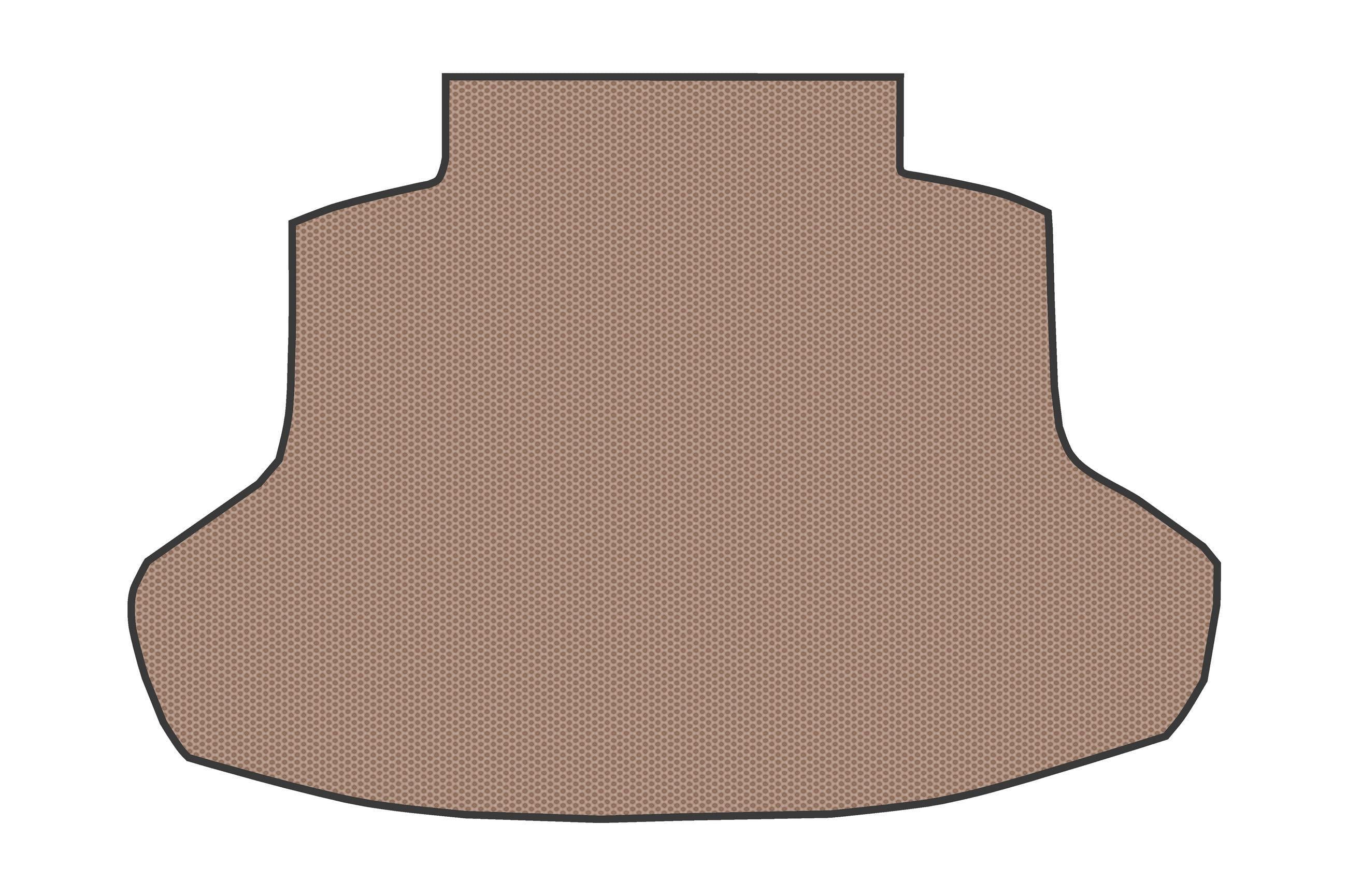 Коврик в багажник резиновый Digital Designs V2 для Honda Civic Sedan 2021- г. Черный/Бежевый (187248)