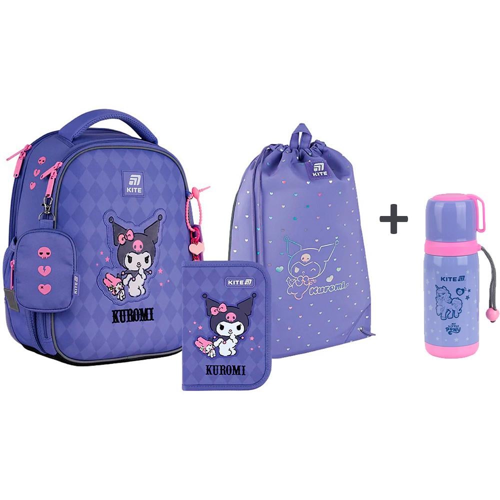 Шкільний набір KITE My Little Pony рюкзак/пенал/сумка для взуття (SET_LP25-555S) - фото 2 Шкільний набір KITE My Little Pony рюкзак/пенал/сумка для взуття (SET_LP25-555S) - фото 2