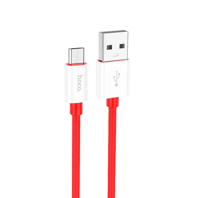Кабель Hoco X87 Magic silicone Micro USB 1 м Red (568813)