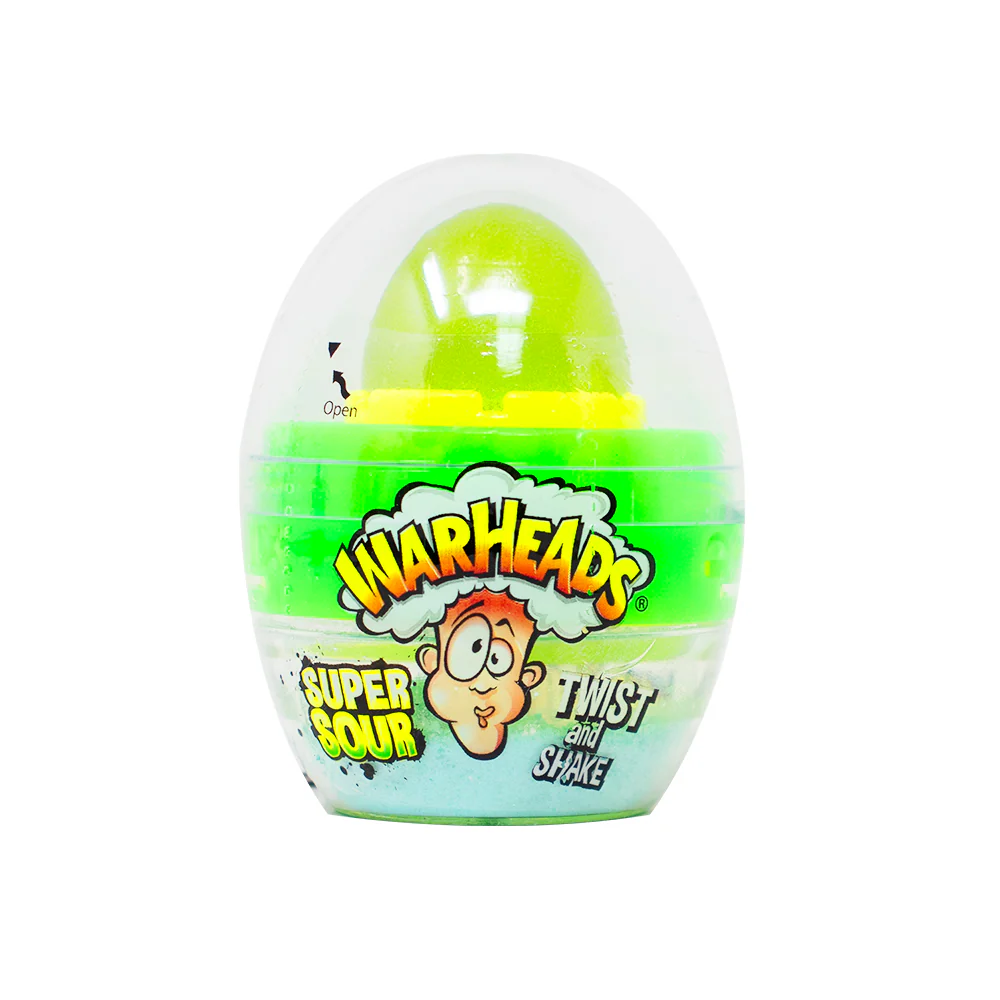 Леденец Warheads Super Sour Twist and Shake Eggo 18 г Лайм (dfsvzdzdv)