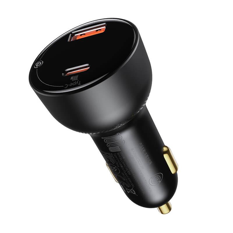 Адаптер автомобильный Baseus Superme Digital Display PPS Dual Quick Charger Car Charger CCZX-01 (d19eb702) - фото 1