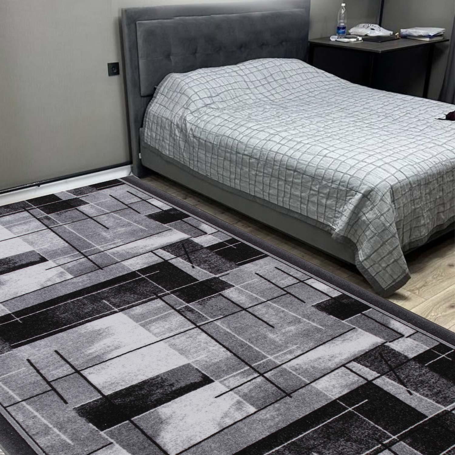 Ковровая дорожка безворсовая на войлочной основе Virtual Print Стекло-P8 1 м Серый (00-00022810) - фото 7 Ковровая дорожка безворсовая на войлочной основе Virtual Print Стекло-P8 1 м Серый (00-00022810) - фото 7