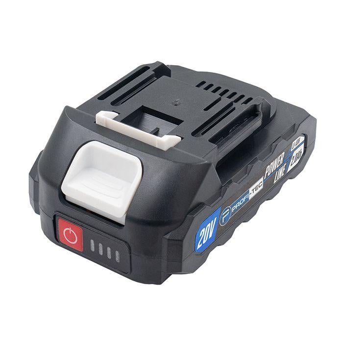 Батарея PROFI-TEC PT2020MP 20V 2,0 Aг високострумова 10C MAX Power з індикатором (006390)