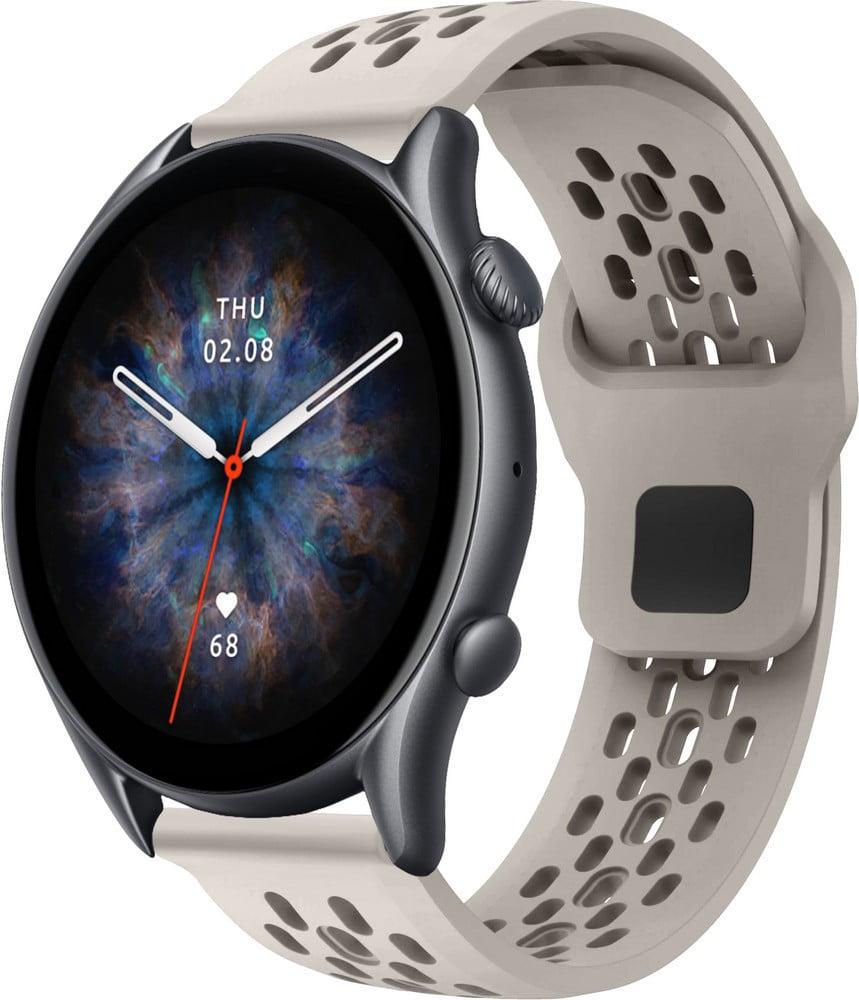 Ремешок силиконовый Liveunic для Amazfit GTR 3 Pro Beige (41974-34)