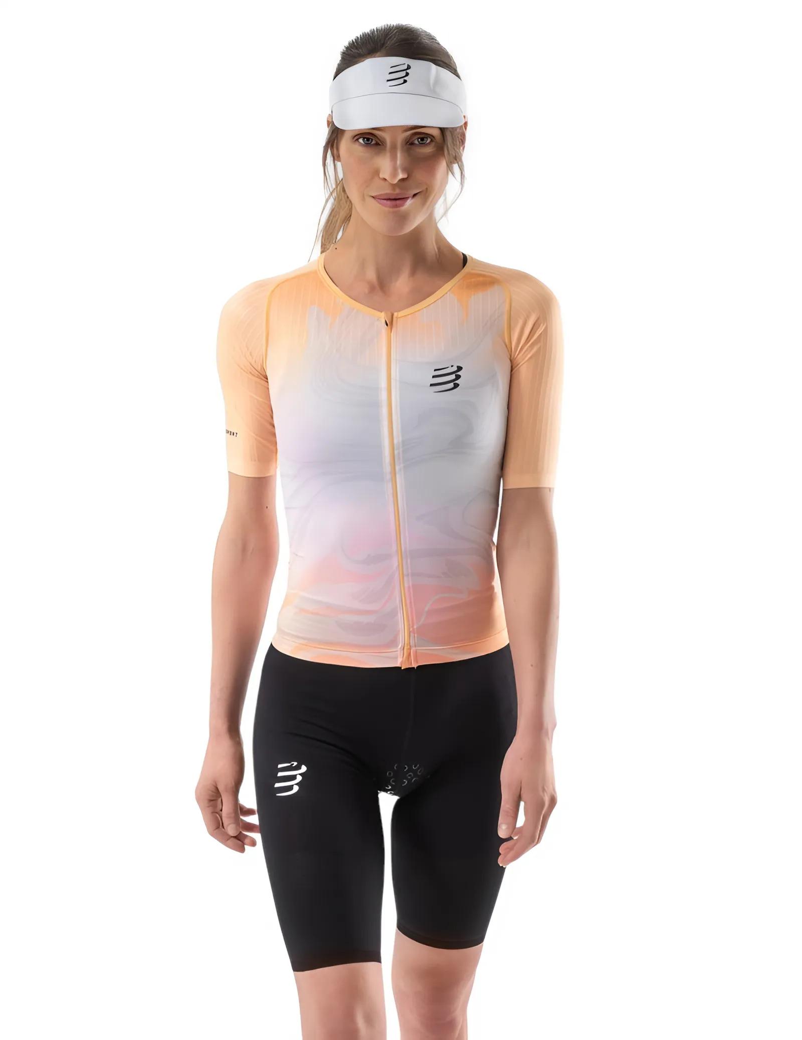 Футболка женская спортивная Compressport AW00136B4041S Tri Postural Aero SS Top Buff S Print Orange (26712342) Футболка женская спортивная Compressport AW00136B4041S Tri Postural Aero SS Top Buff S Print Orange (26712342)