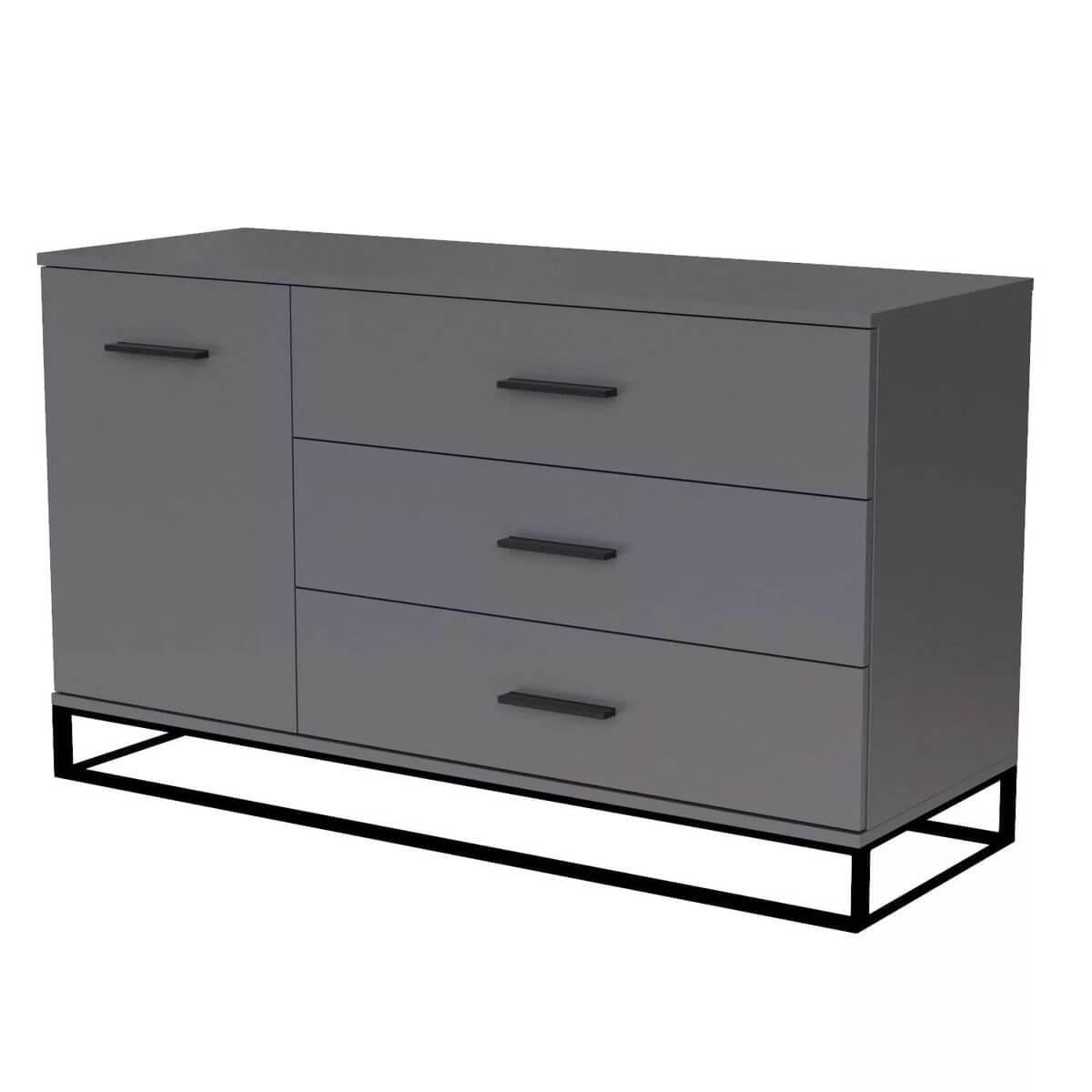 Комод ART IN HEAD 1200 Ascet 1200x700x425 мм Графит (AS04070000030)