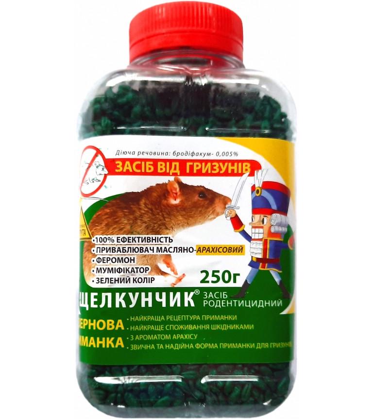 Родентицид Насіння країни Лускунчик зерно з ароматом арахісу 250 г (2504856) - фото 1