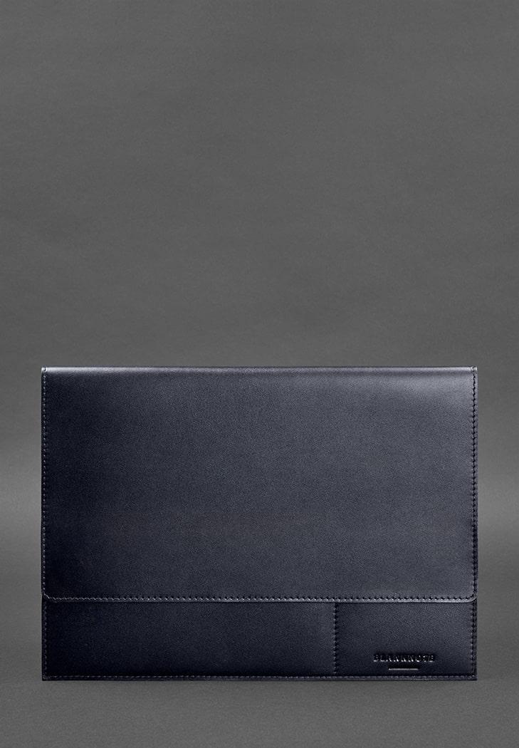 Папка шкіряна для документів А4 на магнітах Темно-синій (A-026683) - фото 3 Папка шкіряна для документів А4 на магнітах Темно-синій (A-026683) - фото 3