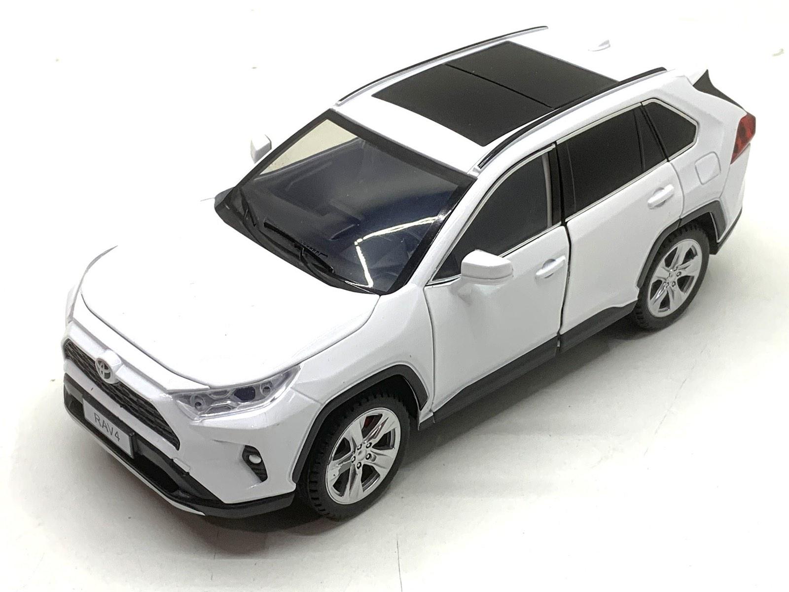 Машина іннерційна АвтоСвіт Toyota RAV4 відчиняються двері/капот/багажник 20 см Білий (AP-2008) - фото 7