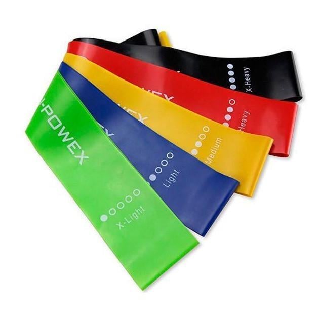 Резинки для фітнесу U-Powex з чохлом 5 шт.