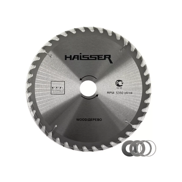 Диск пиляльний Haisser 190х30 32 зуб по дереву (4311625)