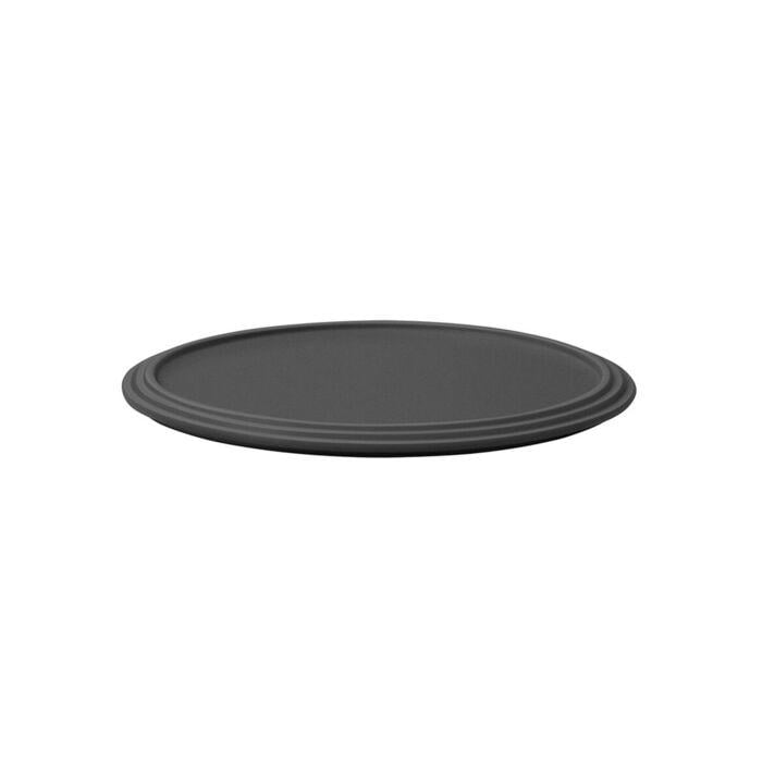 Тарілка плоска з бортиками Villeroy&Boch La Boule 24 см Чорний (2610211)