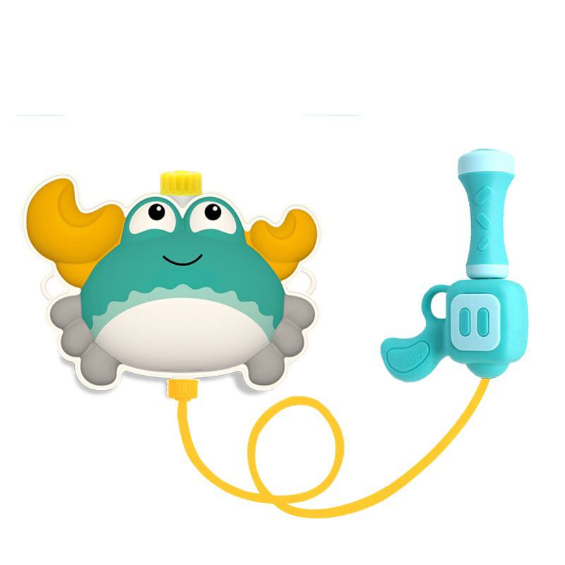 Водяной пистолет с баком Water gun 8144 в виде рюкзачка Краб Синий (1974768024)