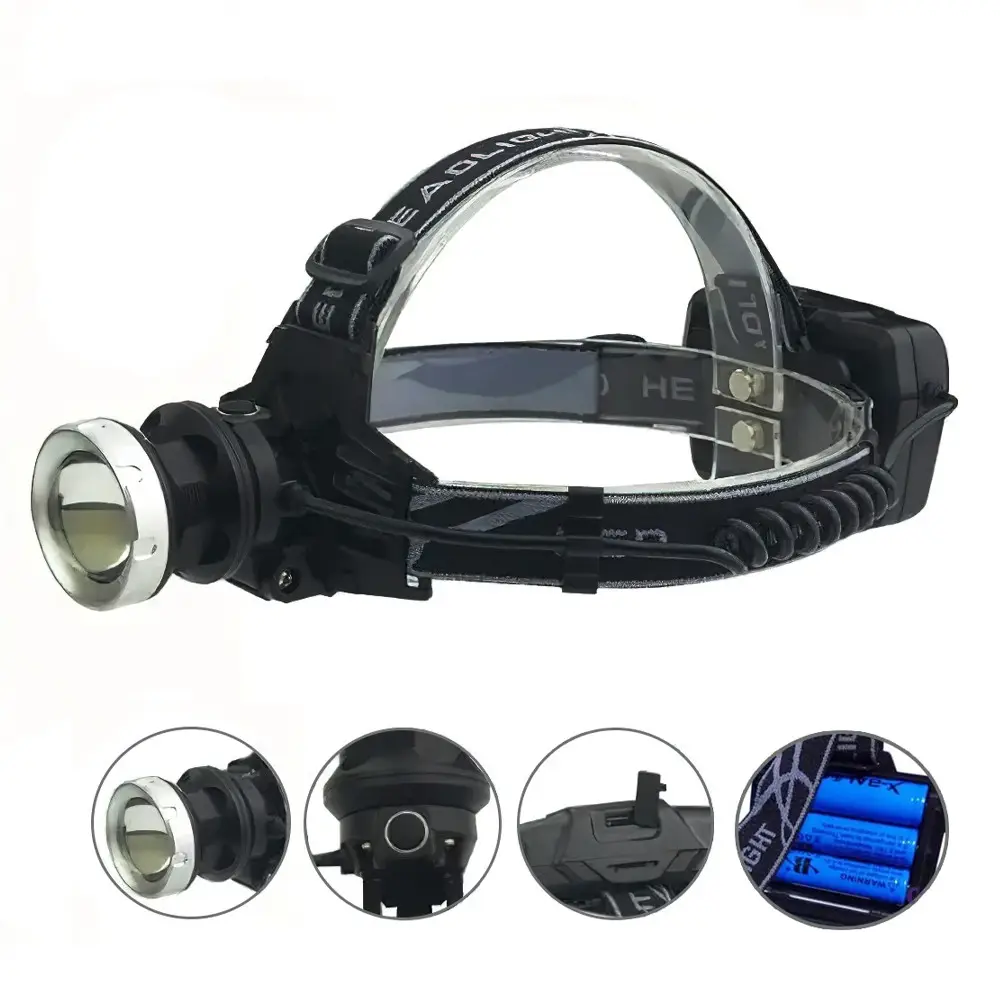 Фонарь налобный BL-8070 Cree P50 USB 1200lm 3×18650 (ML-04922) - фото 4 Фонарь налобный BL-8070 Cree P50 USB 1200lm 3×18650 (ML-04922) - фото 4