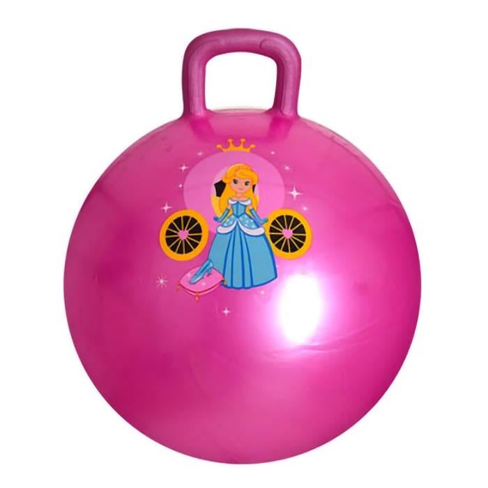 Мяч для фитнеса с ручкой Profi Розовый (MS 0484)