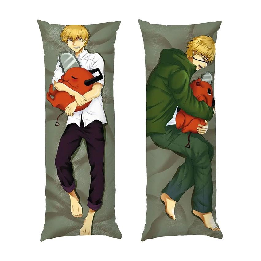 Подушка дакимакура Chainsaw Man Denji габардин 140х45 см (112346-2)