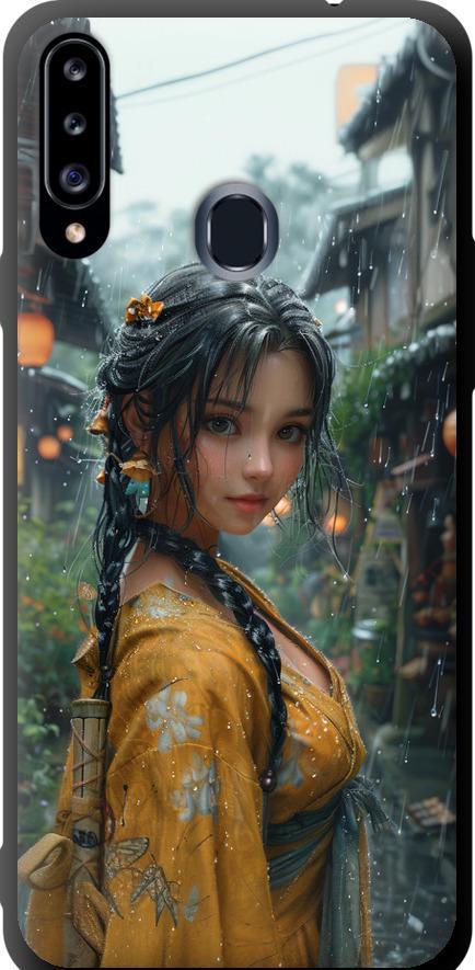 Чехол на Samsung Galaxy A20s A207F Anime-girl (6133b-1775-42517)