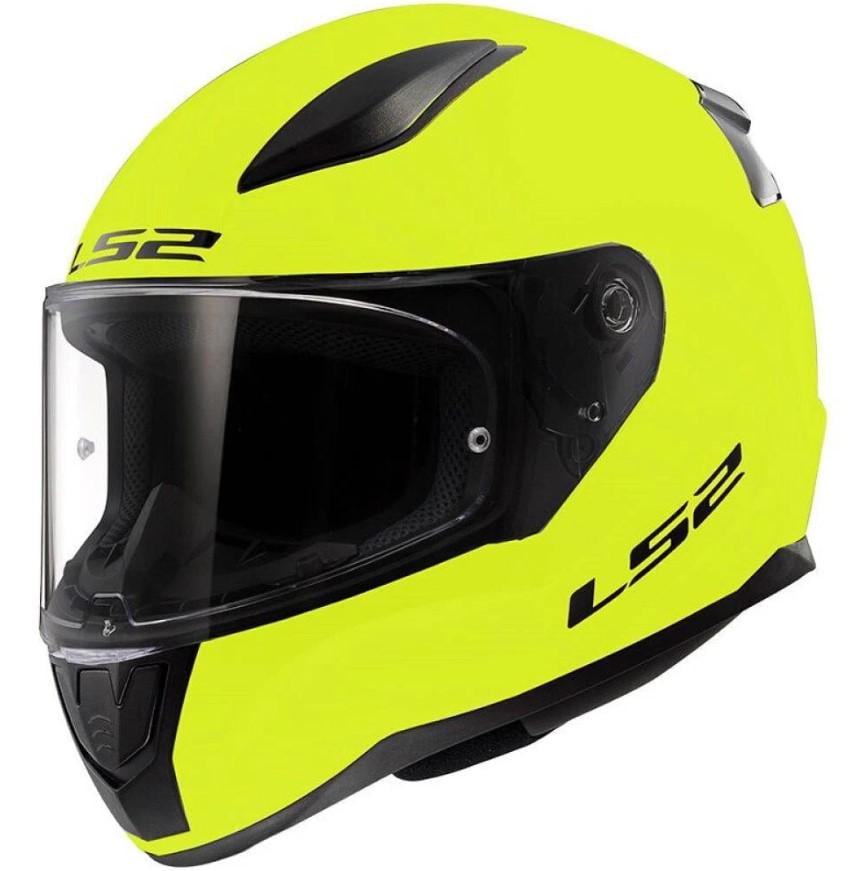 Мотошлем LS2 FF353 Rapid 2 Solid L Matt Hi-Vis Yellow (51259)