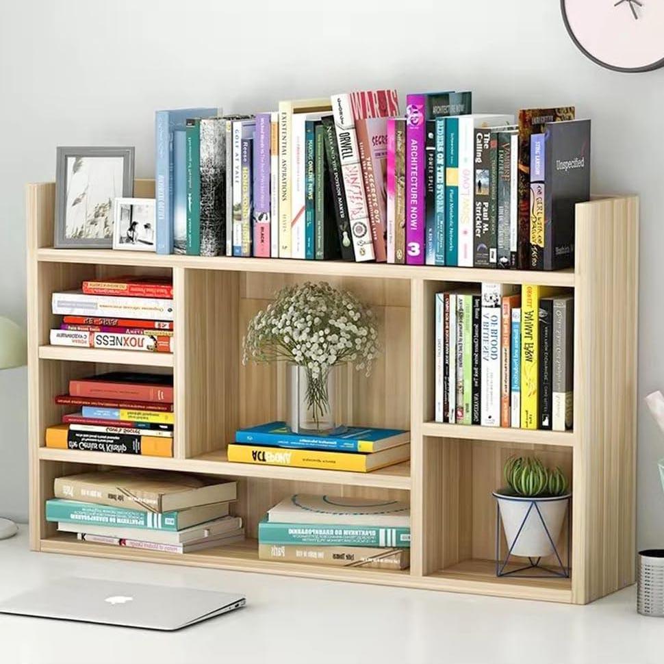 Полка-надстройка настольная из дерева Миролай бланже (АКД-003001)