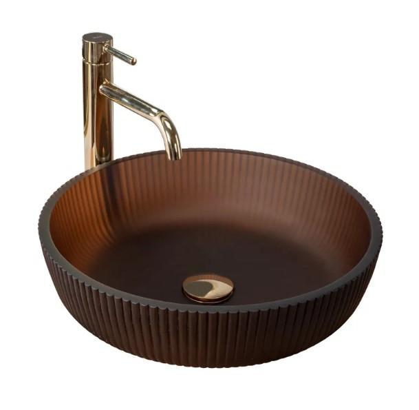 Умивальник Rea Jodi 40x40 см Brown (REA-U0273)