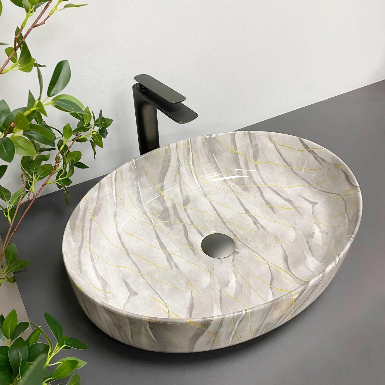 Умивальник накладний VBI UDINE Stone Glossy (2808389590)