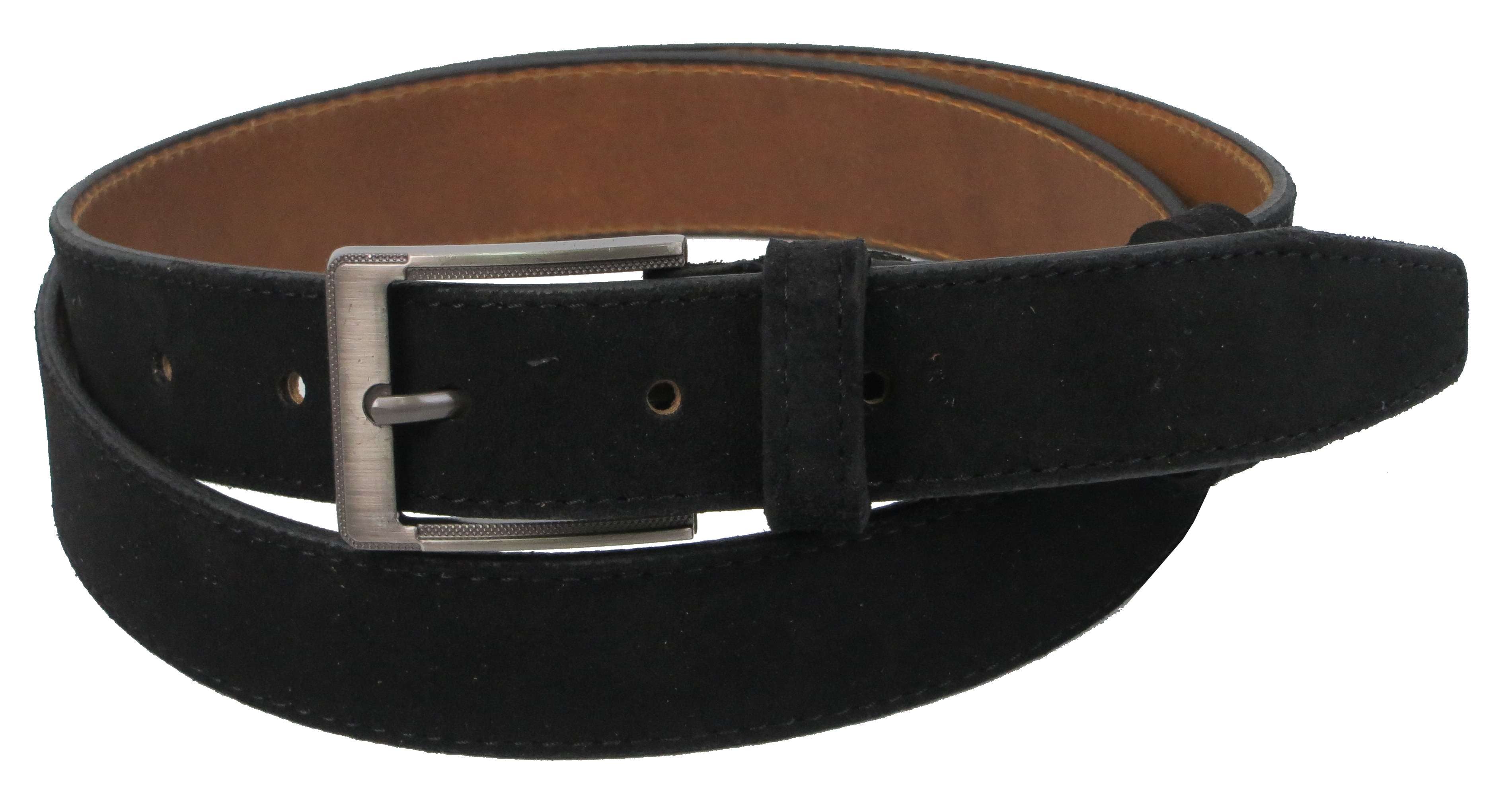 Ремень мужской Skipper замшевый Черный (1279-35)