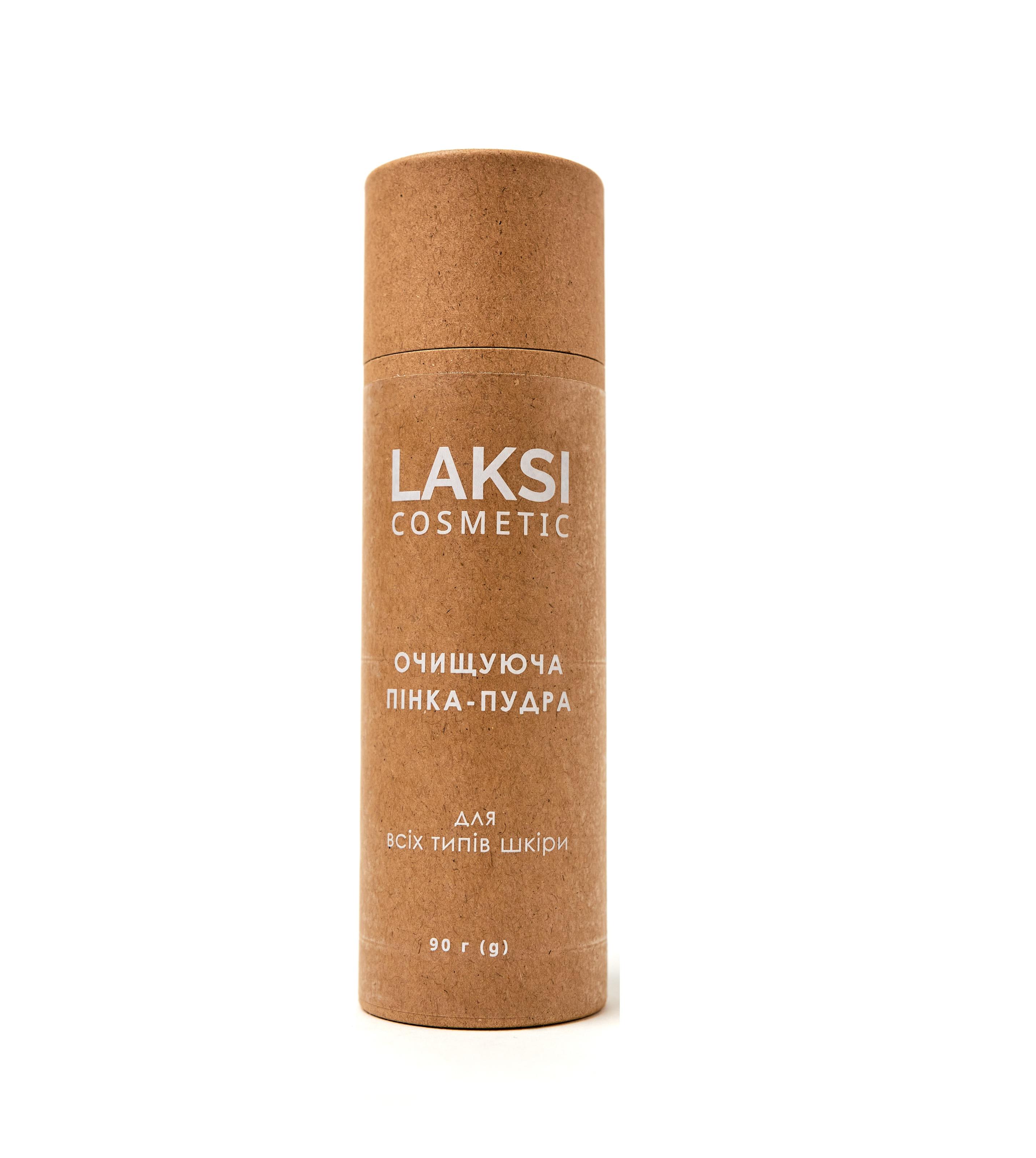 Пенка-пудра для всех типов кожи очищающая LAKSI cosmetics 90 г (4820264690085) Пенка-пудра для всех типов кожи очищающая LAKSI cosmetics 90 г (4820264690085)