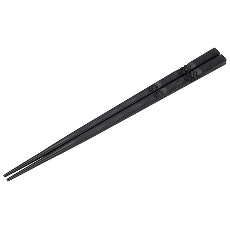 Палочки пластиковые для еды Japanese Chopsticks 24 см Черный (856-88844)