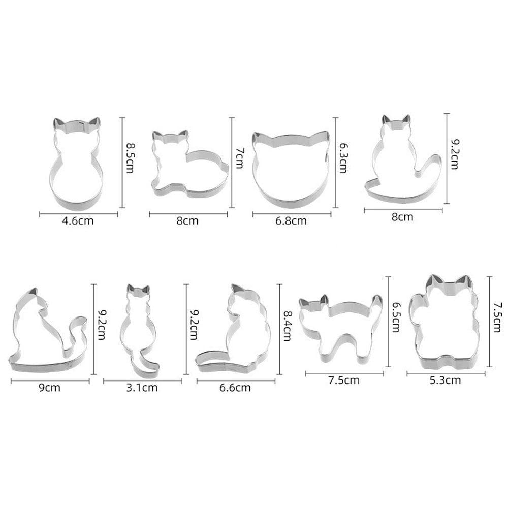 Набор формочек для выпекания коты 9 шт. (NR0247) - фото 9 Набор формочек для выпекания коты 9 шт. (NR0247) - фото 9