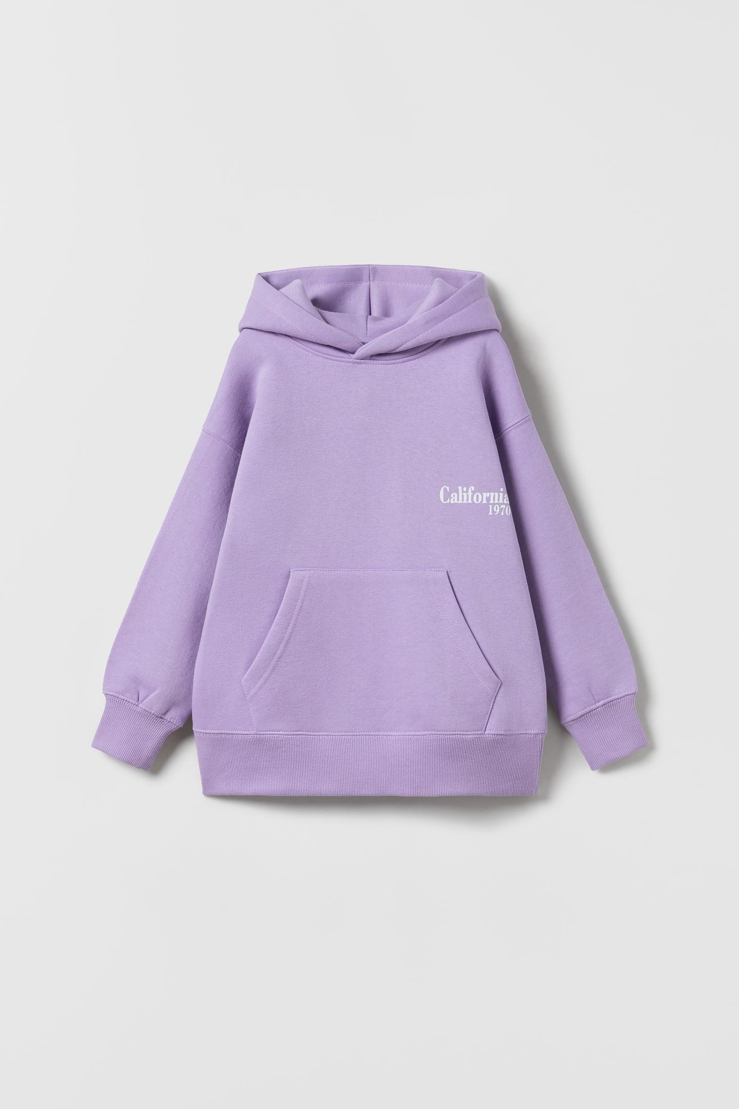 Худи для девочки Zara р. 164 Лиловый (0257606612)